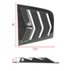 Spec-D Tuning wluq-chg11cl-pq | SPEC-D Tuning Dodge Charger Side Window Louvers Carbon Style; 2011-2021 Alternate Image 1