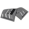 Spec-D Tuning wluq-chg11gb-pq | SPEC-D Tuning Dodge Charger Side Window Louvers Glossy Black; 2011-2021 Alternate Image 6