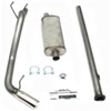 JBA 40-9013 | 95-99 Toyota Tacoma Pre Runner 3.4L 409SS Pass Side Single Exit Cat-Back Exhaust; 1995-1999 Alternate Image 2