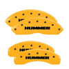 MGP 49002SMGPYL | MGP 4 Caliper Covers Engraved Front & Rear MGP Yellow Finish Black Char 2007 Buick Lucerne; 2006-2010 Alternate Image 2