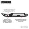 Westin 58-41045 | 16-20 Toyota Tacoma Pro-Mod Front Bumper; 2016-2020 Alternate Image 4