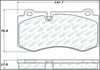 Stoptech 305.12230 | StopTech Street Select Brake Pads Mercedes-Benz S600 Except Armored, Front; 2007-2013 Alternate Image 1