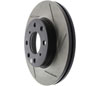 Stoptech 126.40023SL | StopTech Honda CRX Sport Slotted Brake Rotor, Front Left; 1990-1991 Alternate Image 3