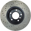 Stoptech 128.34077L | StopTech BMW 120i Sport Cryo Cross Drilled Rotor, Front Left; 2005-2011 Alternate Image 2