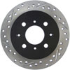 Stoptech 127.40017R | StopTech Honda CRX Sport Drilled/Slotted Rotor, Rear Right; 1990-1991 Alternate Image 8