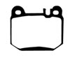 EBC ud874 | 00-01 Mercedes-Benz M-Class (ML) ML430 4.3 Ultimax2 Rear Brake Pads; 2000-2001 Alternate Image 1