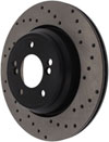 Stoptech 128.34054L | StopTech BMW M3 Sport Cryo Cross Drilled Rotor, Rear Left; 2001-2006 Alternate Image 7