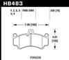 Hawk Performance HB483Q.635 | Hawk DTC-80 01-13 Porsche 911 (996/997) Front Race Brake Pads; 1980-2001 Alternate Image 2