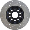 Stoptech 128.33099L | StopTech Volkswagen Tiguan Sport Cryo Cross Drilled Rotor, Rear Left; 2009-2010 Alternate Image 2