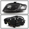 SPYDER 5008572 | Spyder Audi A4 ( Will Not Fit Convertible ) DRL LED Projector Headlights - Black - (PRO-YD-AA405-DRL-BK); 2006-2008 Alternate Image 8