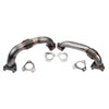 Wehrli wcf100590 | 01-16 Chevrolet 6.6L Duramax 2in Stainless Up Pipe Kit w/Gaskets - Single Turbo; 2001-2016 Alternate Image 1