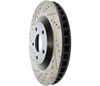 Stoptech 127.62060R | StopTech Cadillac XLR Sport Drilled/Slotted Rotor, Front Right; 2004-2009 Alternate Image 5