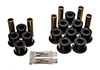 Energy Suspension 5.2113g | 97-04 Dodge Dakota 2WD / 87-04 4WD Black Rear Leaf Spring Bushing Set; 1997-2004 Alternate Image 1