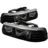 SPYDER 5012470 | Spyder Silverado Crystal Headlights - Black - (HD-YD-CSIL99-BK); 1999-2003 Alternate Image 2