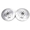 PowerStop ar85101xpr | Power Stop 04-07 Ford Freestar Front Evolution Drilled & Slotted Rotors - Pair; 2004-2007 Alternate Image 1