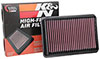 K&N Engineering 333129 | K&N 2012 Hyundai Santa Fe III 2.0L F/I Replacement Drop In Air Filter; 2012-2012 Alternate Image 3