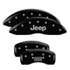 MGP 42003SJPLBK | 4 Caliper Covers Engraved Front JEEP Engraved Rear JEEP Grill logo Black finish silver ch; 2016-2016 Alternate Image 7