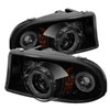 SPYDER 5009791 | Spyder Dodge Dakota 1PC Halo LED ( Replaceable LEDs ) Projector Headlights - Chrome - (PRO-YD-DDAK97-C); 1997-2004 Alternate Image 3