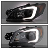 SPYDER 5083913 | Spyder Subaru impreza WRX Projector Headlights - Xenon/HID Model Only - Light Bar DRL - Black - (PRO-YD-SWRX06-HID-LBDRL-BK); 2006-2007 Alternate Image 4