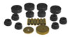 Prothane 18-101-BL | 79-88 Toyota Truck 4wd Body Mount Kit - Black; 1979-1988 Alternate Image 1