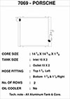 CSF 7069 | Porsche 911 Carrera (991.2)/Turbo/GT3/GT3 RS (991) Left Side Radiator; 1950-2020 Alternate Image 2