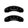 MGP 34209SDNLBK | 4 Caliper Covers Engraved Front & Rear Denali Black Finish Silver Char 2017 GMC Canyon; 2015-2020 Alternate Image 7