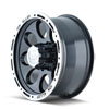 Ion Wheels 174-5861b | ION Type 174 15x8 / 5x120.65 BP / -27mm Offset / 83.82mm Hub Black/Machined Wheel Alternate Image 2