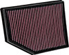 K&N Engineering 333055 | K&N 15-17 Volvo V40 2.0L DSL Drop In Air Filter; 2015-2017 Alternate Image 2