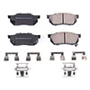 PowerStop 17256 | Power Stop 88-91 Honda CRX Front Z17 Evolution Ceramic Brake Pads w/Hardware; 1988-1991 Alternate Image 1