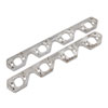 Stainless Works hfsbfbtadapt | SBF Wide Rectangular Port Header Adapter 304SS Exhaust Flanges 1-7/8in-2in Primaries Alternate Image 1