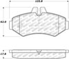 Stoptech 305.09280 | StopTech Street Select Brake Pads Mercedes-Benz G500, Rear; 2002-2015 Alternate Image 1