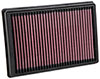 K&N Engineering 333138 | K&N 2019 Ford Transit L3-1.0L F/I Replacement Drop In Air Filter; 2019-2019 Alternate Image 2