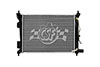 CSF 3608 | 12-17 Kia Rio 1.6L OEM Plastic Radiator; 2012-2017 Alternate Image 1