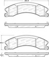 Stoptech 308.15650 | StopTech Street Brake Pads GMC Sierra 2500 HD, Rear; 2012-2018 Alternate Image 1