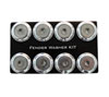 NRG fw-800sl | Fender Washer Kit w/Color Matched M8 Bolt Rivets For Plastic (Silver) - Set of 8 Alternate Image 1