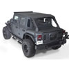 Rampage 990235 | 2007-2018 Jeep Wrangler(JK) 2-Door Trailview Tonneau Top - Black Diamond; 2007-2018 Alternate Image 1