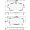 Stoptech 308.16302 | StopTech Street Brake Pads Mercedes-Benz GL63 AMG, Rear; 2013-2016 Alternate Image 1