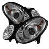 SPYDER 5029355 | Spyder Mercedes Benz W211 E-Class DRL LED Projector Headlights - Chrome - (PRO-YD-MBW21107-DRL-C); 2007-2009 Alternate Image 1