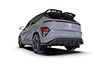 Rally Armor mf103urblkgry | 2024 Hyundai Kona N Line Black UR Mud Flap w/ Grey Logo; 2024-2024 Alternate Image 1