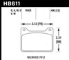 Hawk Performance hb611u.490 | Hawk Willwood 7912 DTC-70 Race Brake Pads Alternate Image 1