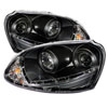 SPYDER 5017529 | Spyder Volkswagen GTI HID Type DRL LED Projector Headlights - Black - (PRO-YD-VG06-HID-DRL-BK); 2006-2009 Alternate Image 1