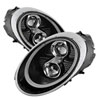 SPYDER 5080103 | Spyder Porsche 911 997 Projector Headlights - Xenon/HID Model Only - DRL LED - Black - (PRO-YD-P99705-HID-DRL-BK); 2005-2009 Alternate Image 4