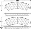 Stoptech 305.10920 | StopTech Street Select Brake Pads GMC Yukon Front Bracket Cast# 285C/286C, Front; 2007-2008 Alternate Image 1