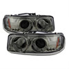 SPYDER 5009371 | Spyder GMC Sierra Denali Halo LED ( Replaceable LEDs ) Projector Headlights - Smoke - (PRO-YD-CDE00-HL-SMC); 2002-2007 Alternate Image 3