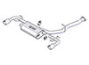 Borla 1014015 | 03-09 Mazda RX-8 1.3L Single Round Rolled Angle-Cut Cat-Back Exhaust; 2003-2009 Alternate Image 1