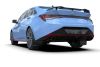 Rally Armor mf79urblkrd | 2022 Hyundai Elantra N & N Line Black UR Mud Flap w/ Red Logo; 2022-2022 Alternate Image 4