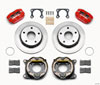 Wilwood 140-13733-r | Dynapro Lug Mount P/S Park Brake Kit Red Big Ford 2.00in Off Bronco 5 x 5.50; 1965-1977 Alternate Image 1