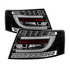 SPYDER 5080769 | Spyder Audi A6 4Dr Sedan Only (non-Quattro) Light Bar LED Tail Lights - LED Model Only - Black - (ALT-YD-AA605V2-LBLED-BK); 2005-2008 Alternate Image 1