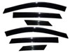 AVS 796003 | 10-17 Cadillac SRX Ventvisor Low Profile Deflectors 6pc - Smoke w/Chrome Trim; 2010-2017 Alternate Image 1