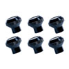 Rugged Ridge 11420.02 | Billet Aluminum Dash Knob Set Black 76-86 Jeep CJ; 1976-1986 Alternate Image 2